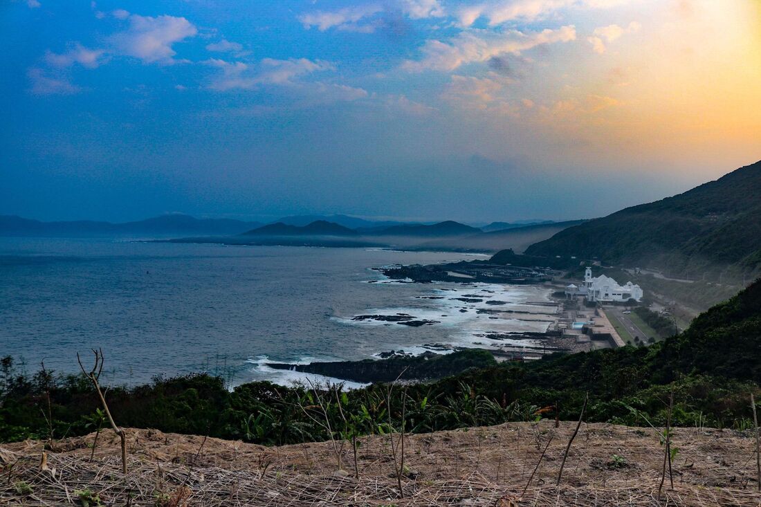 View of Long Dong, Taiwan looking south.
